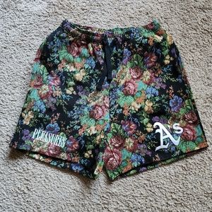 MLB x Pleasures Floral Weave Shorts